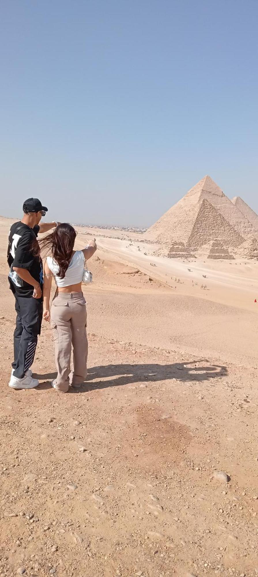Alba Pyramids View Kairó Kültér fotó