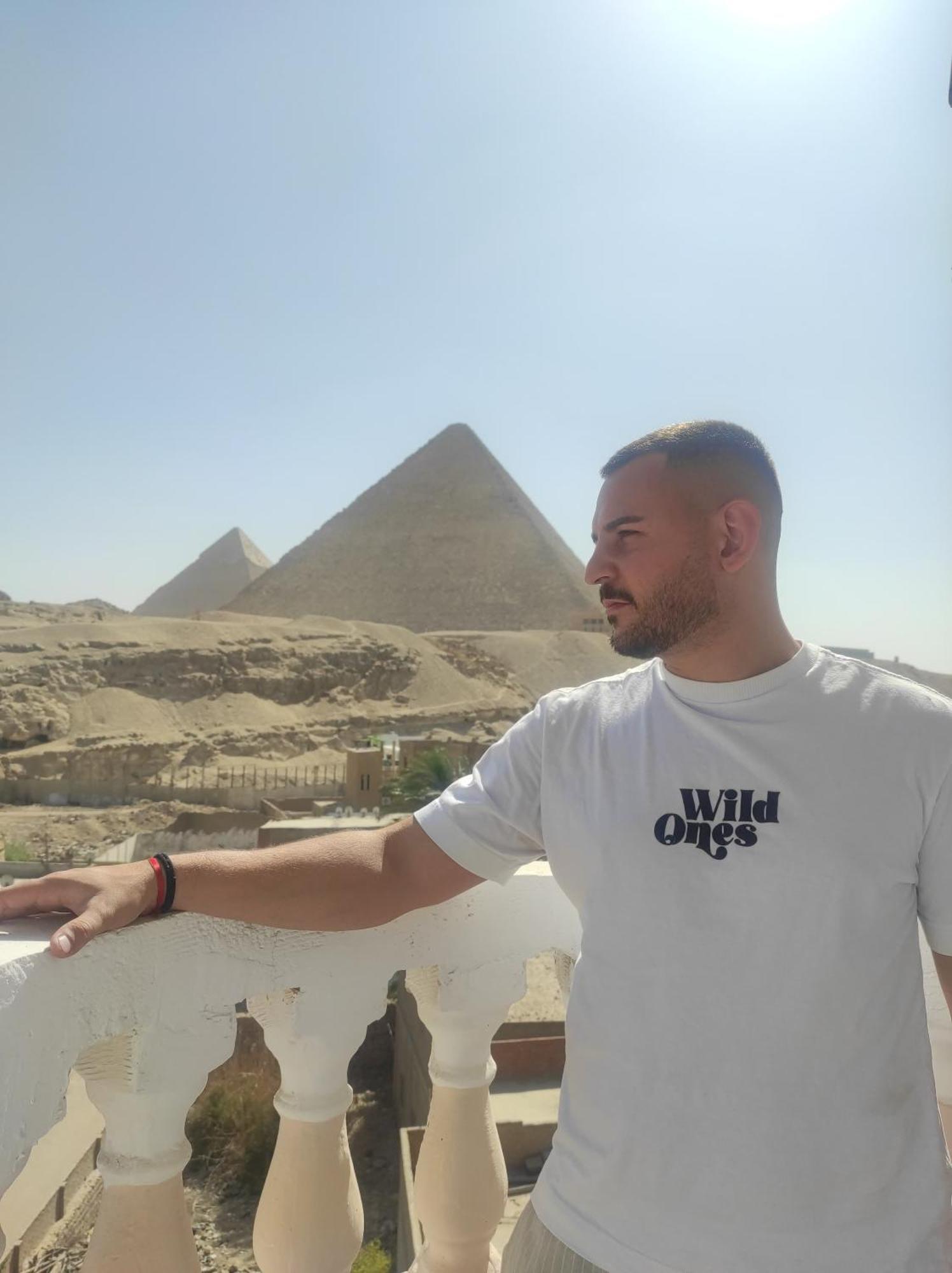 Alba Pyramids View Kairó Kültér fotó